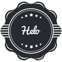 Helo badge logo