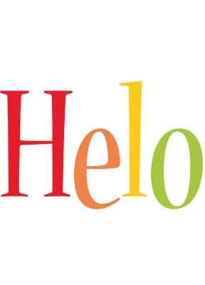 Helo birthday logo