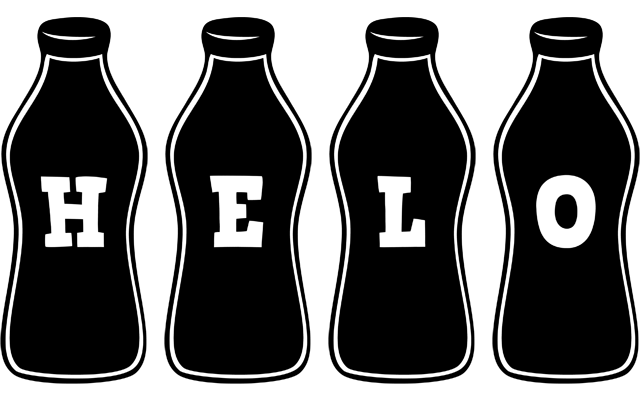 Helo bottle logo