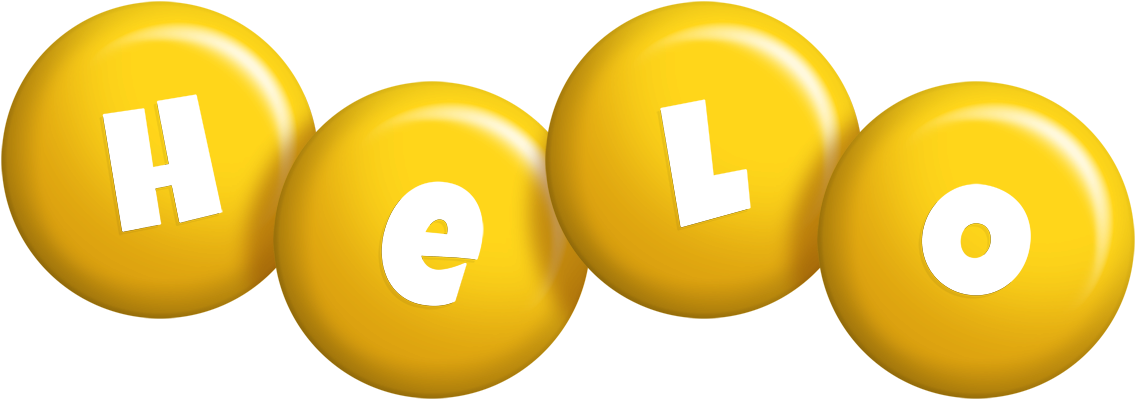 Helo candy-yellow logo