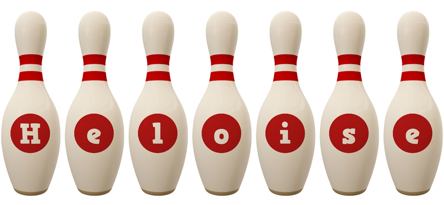 Heloise bowling-pin logo