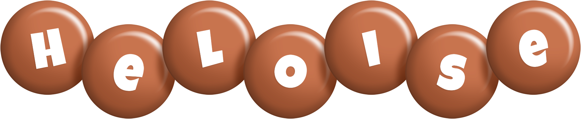Heloise candy-brown logo