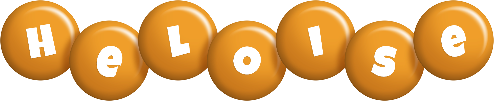 Heloise candy-orange logo