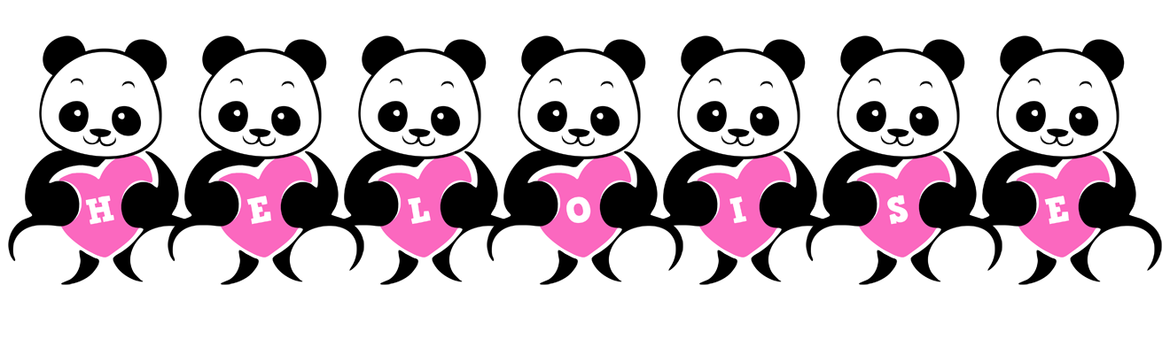 Heloise love-panda logo