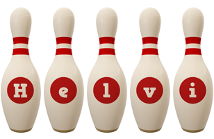 Helvi bowling-pin logo