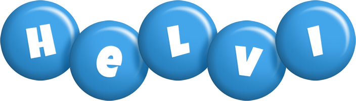 Helvi candy-blue logo