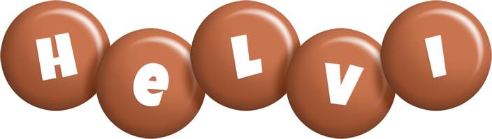 Helvi candy-brown logo