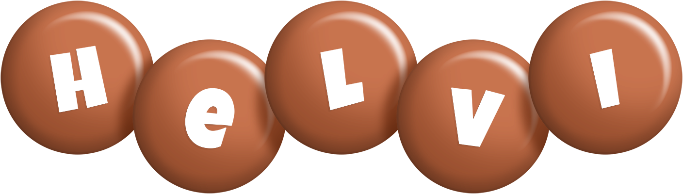 Helvi candy-brown logo