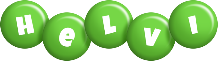Helvi candy-green logo