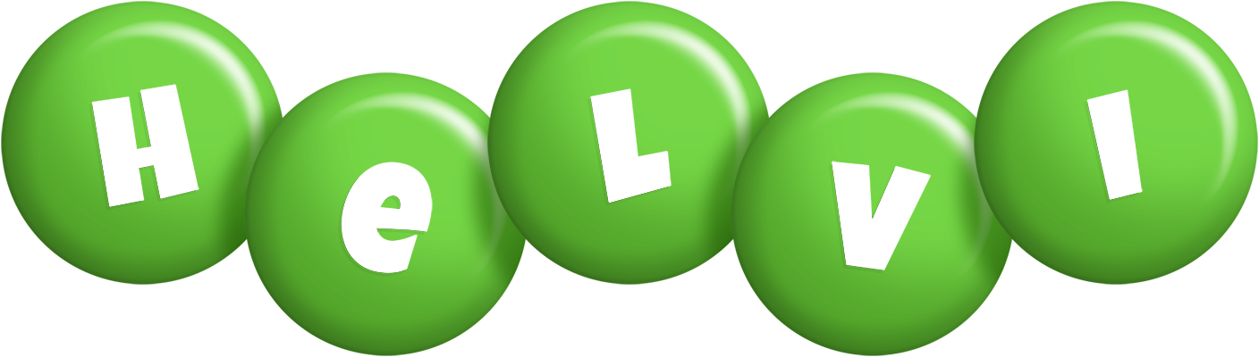Helvi candy-green logo