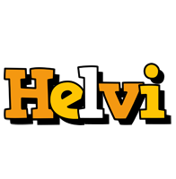 Helvi cartoon logo