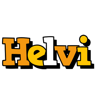 Helvi cartoon logo
