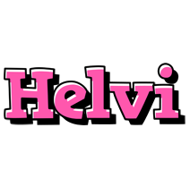 Helvi girlish logo