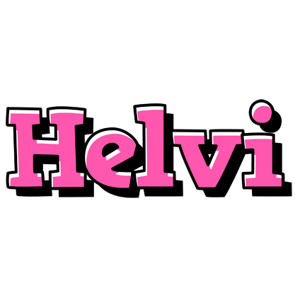 Helvi girlish logo