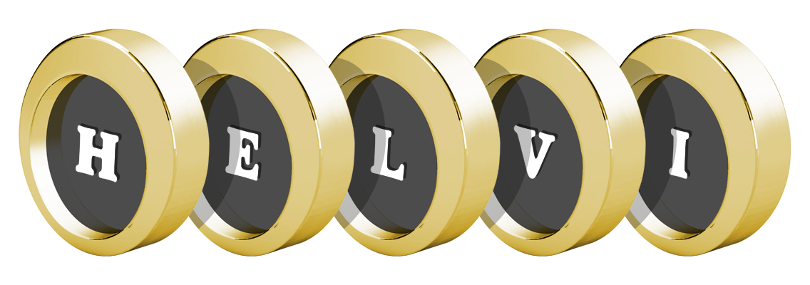 Helvi gold logo