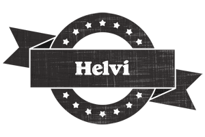 Helvi grunge logo