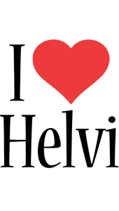 Helvi i-love logo