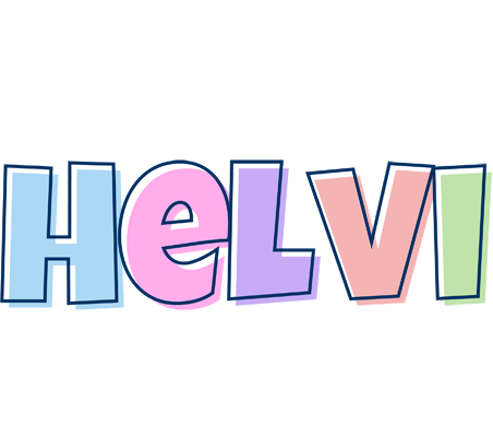 Helvi pastel logo