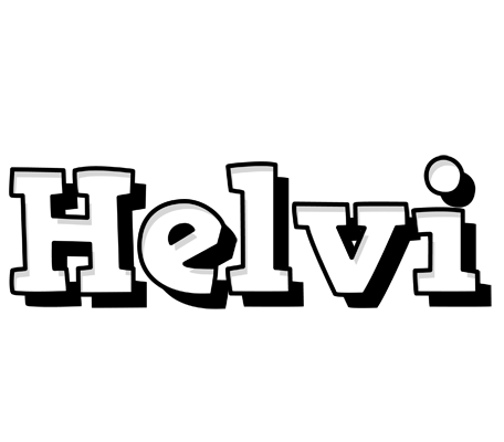 Helvi snowing logo