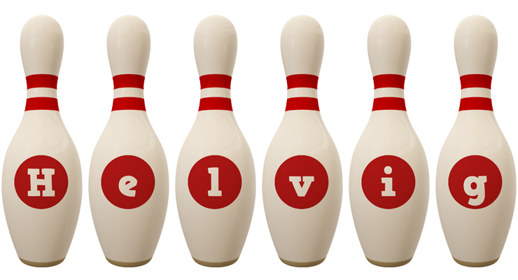 Helvig bowling-pin logo