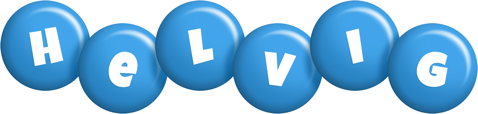 Helvig candy-blue logo