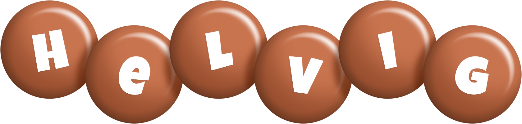 Helvig candy-brown logo