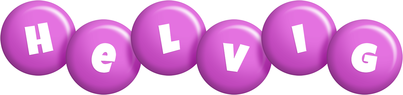 Helvig candy-purple logo