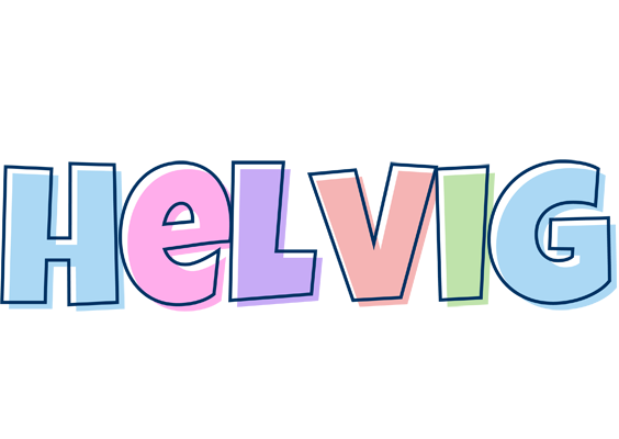Helvig pastel logo