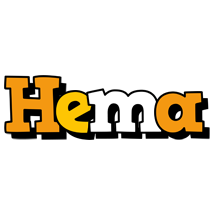 Hema cartoon logo