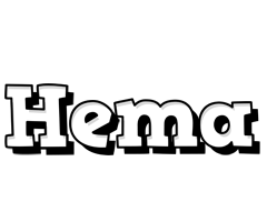 Hema snowing logo