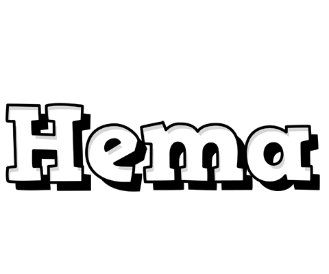 Hema snowing logo