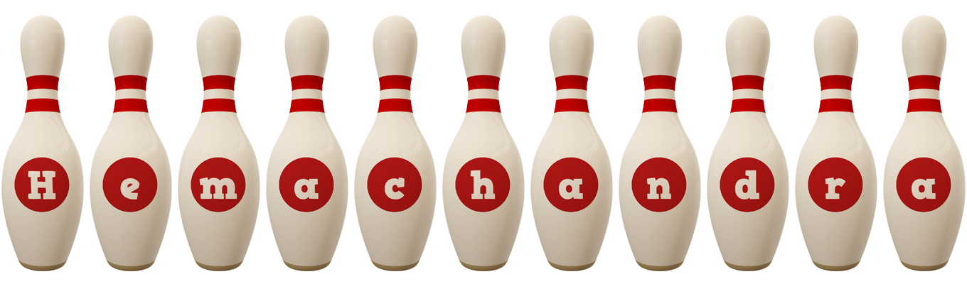 Hemachandra bowling-pin logo
