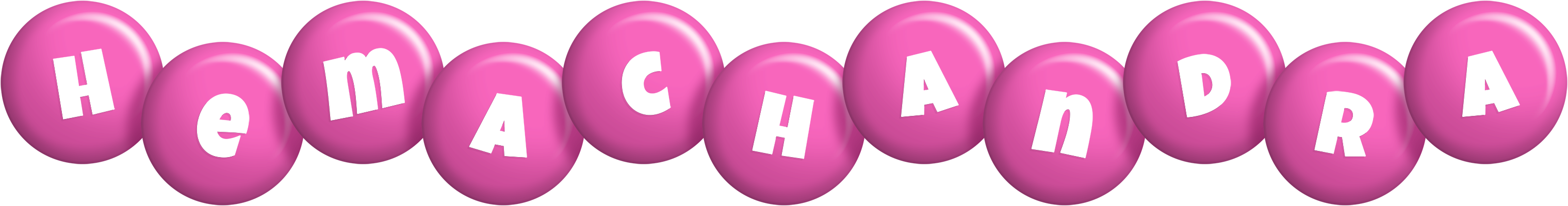 Hemachandra candy-pink logo