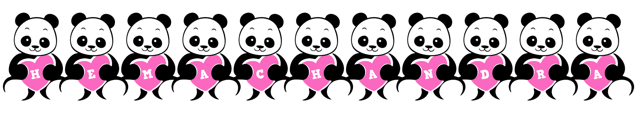 Hemachandra love-panda logo