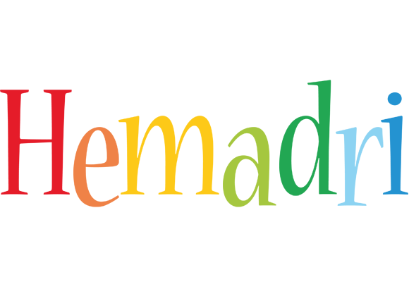 Hemadri birthday logo