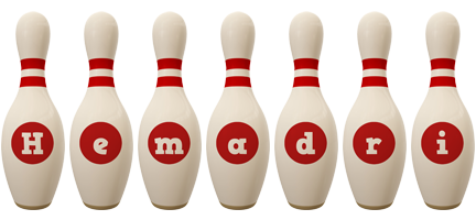 Hemadri bowling-pin logo