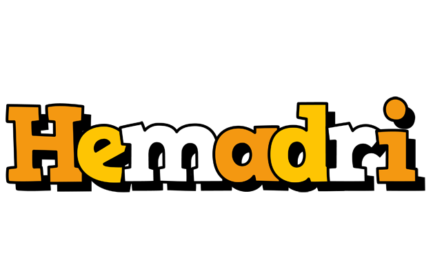 Hemadri cartoon logo