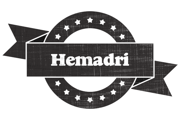 Hemadri grunge logo
