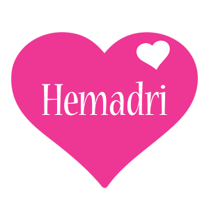 Hemadri love-heart logo