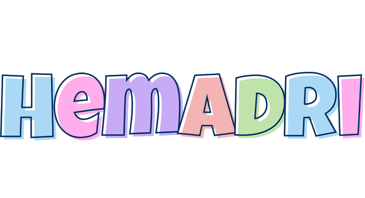 Hemadri pastel logo