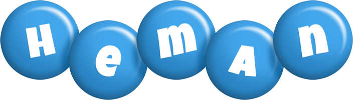 Heman candy-blue logo