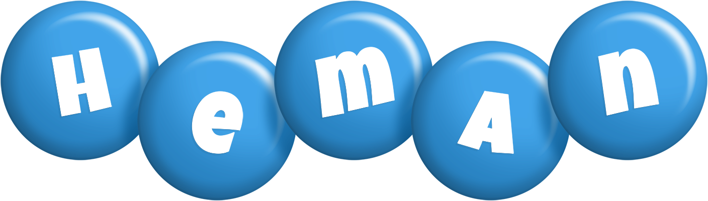 Heman candy-blue logo