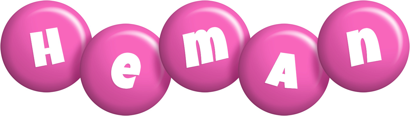 Heman candy-pink logo