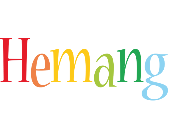 Hemang birthday logo