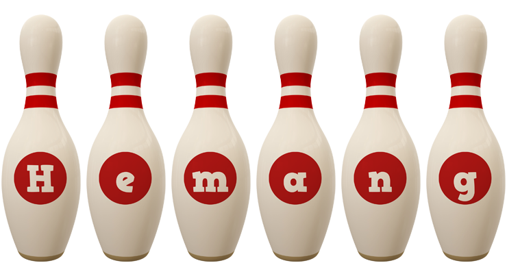 Hemang bowling-pin logo