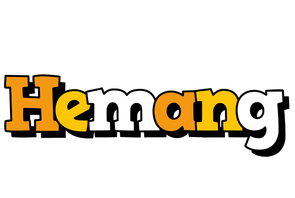 Hemang cartoon logo