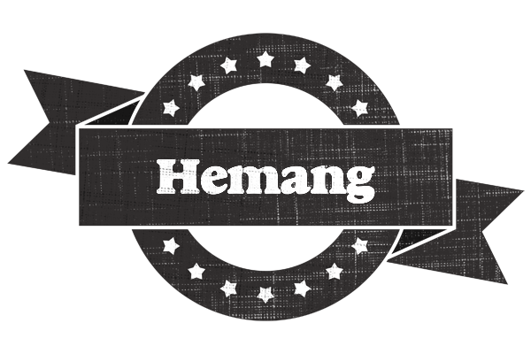 Hemang grunge logo