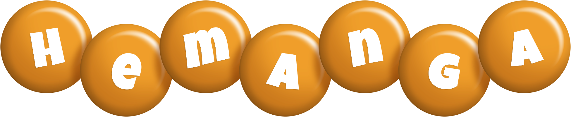 Hemanga candy-orange logo