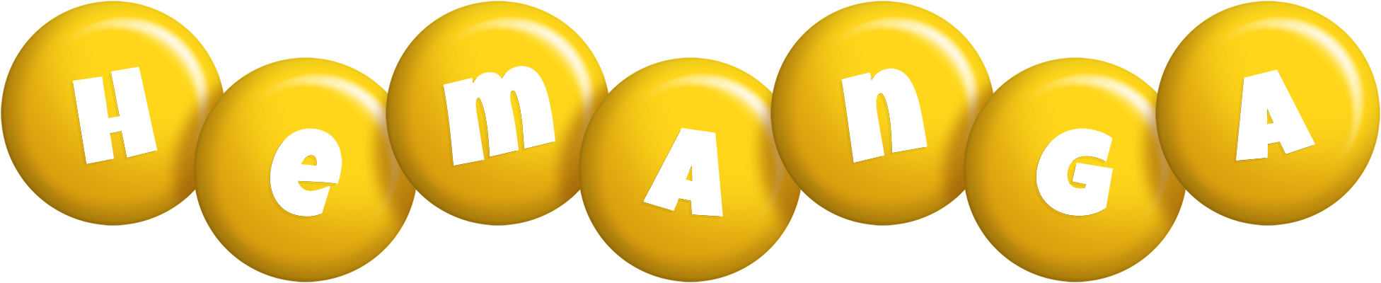 Hemanga candy-yellow logo