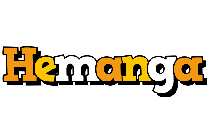 Hemanga cartoon logo
